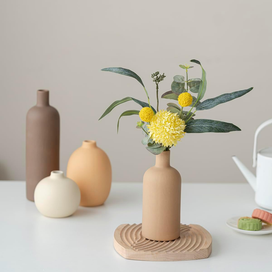 Klara – Stilvolles Keramik-Vasen-Set in harmonischen Erdtönen
